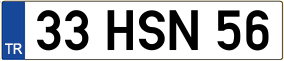 Truck License Plate